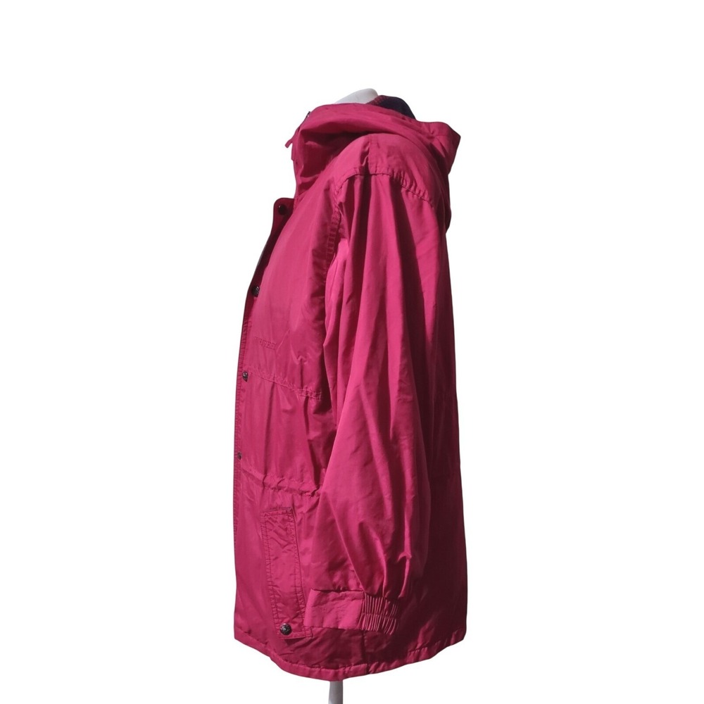 Rock Creek Parka Jacket M Mens Gorp Core Cabin Retro Pink Plaid Lined Hooded Y2K - Picture 4 of 15